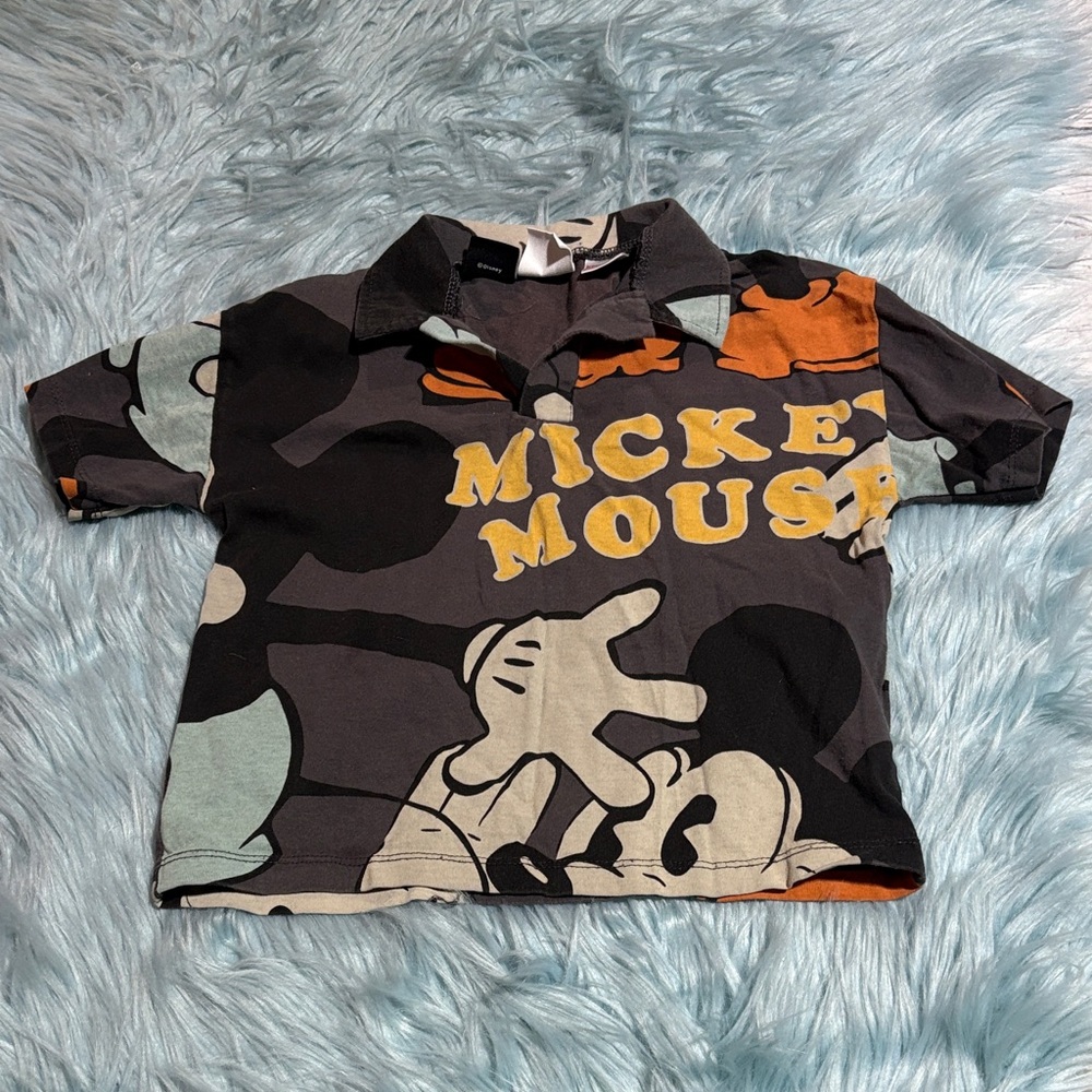 Disney Zara Mickey Mouse Kids Polo sz 2-3 years